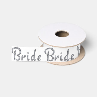 Bride bling ribbon satin ribbon