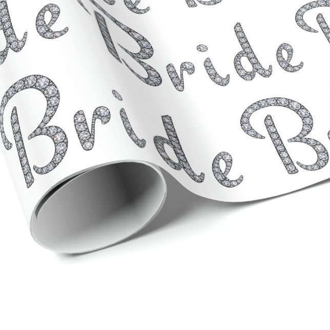 Bride bling wrapping paper (Roll Corner)
