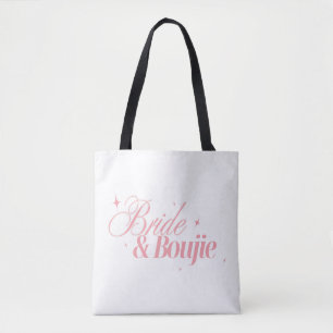 Bride & Boujie Design Girly Sparkle Bachelorette Tote Bag