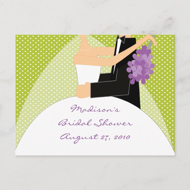 Bride Bridal Shower Advice Card (Front)