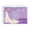 Bride Bridal Shower Invitation Trendy Purple