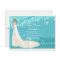 Bride Bridal Shower Invitation Trendy Turquoise
