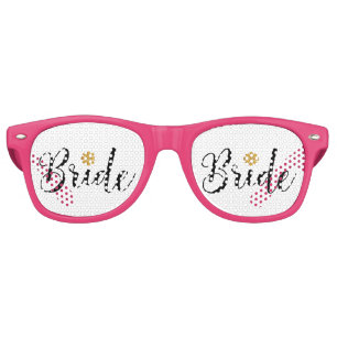 Bride Bridal Shower  Wedding Elegant Retro Sunglasses