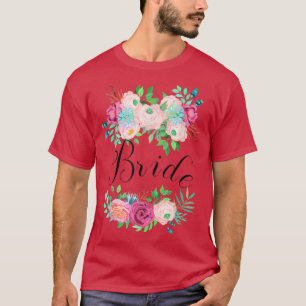 Bride Bridesmaid Bachelorette Boho Retro Bohemian  T-Shirt