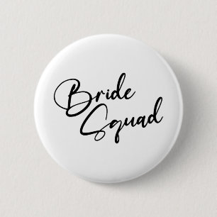 Bride Bridesmaid Bride Squad Bachelorette Party 6 Cm Round Badge