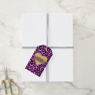 BRIDE & Bridesmaid Gold Heart Love Party Gift Tags