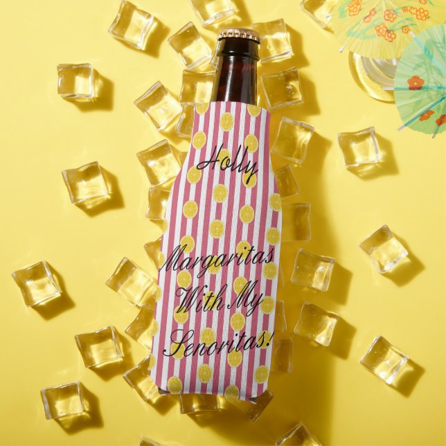 BRIDE Bridesmaid Lets Get Salty Bachelorette Party Bottle Cooler (In Situ Summer)