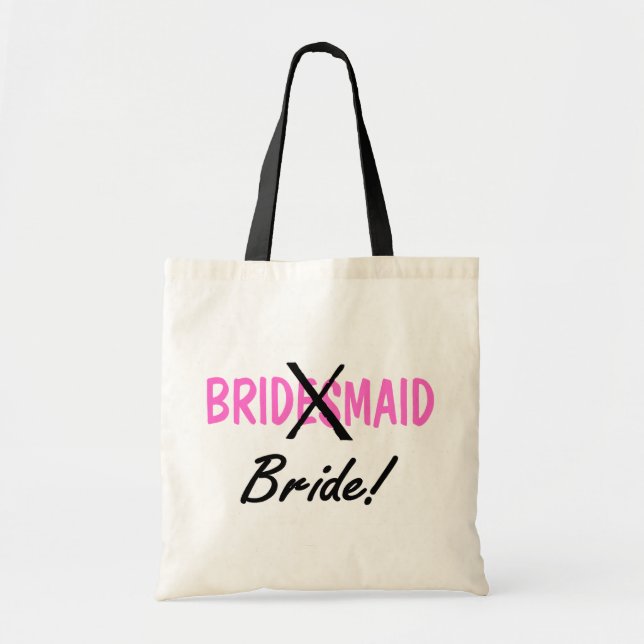 Bride Bridesmaid Tote Bag (Front)