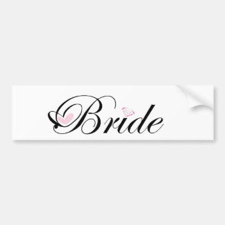 Bride Bumper Sticker