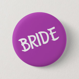 Bride Button Violet White