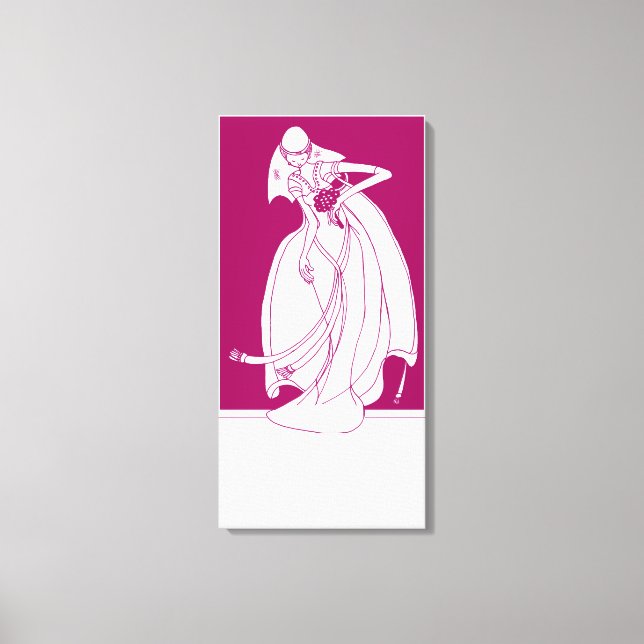 Bride Canvas Print (Front)