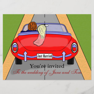 Bride Car Invitation