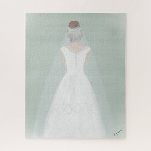 Bride card jigsaw puzzle