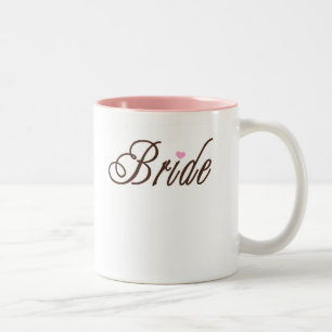 Bride Classy Browns Two-Tone Coffee Mug
