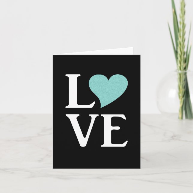 Bride Co All You Need Is Love Shower Personal Note Card (Front)