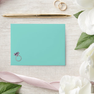 BRIDE & CO Diamond Rings Bridal Shower Party Envelopes