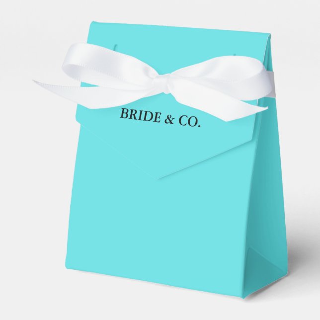 Bride & Co. Favour Box (Front Side)