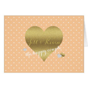 Bride & Co Peach & White Party Personal Note