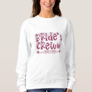 bride crew cute sweatshirt
