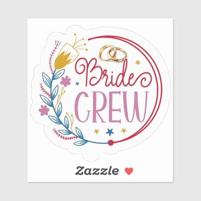 Bride Crew Sparkle (Sheet)