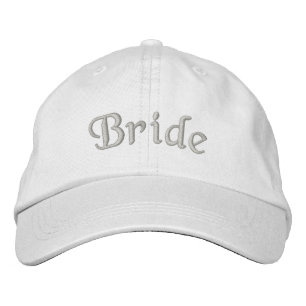 Bride Cute Wedding  Embroidered Hat