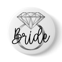 Bride Diamond Engagement Ring Silver