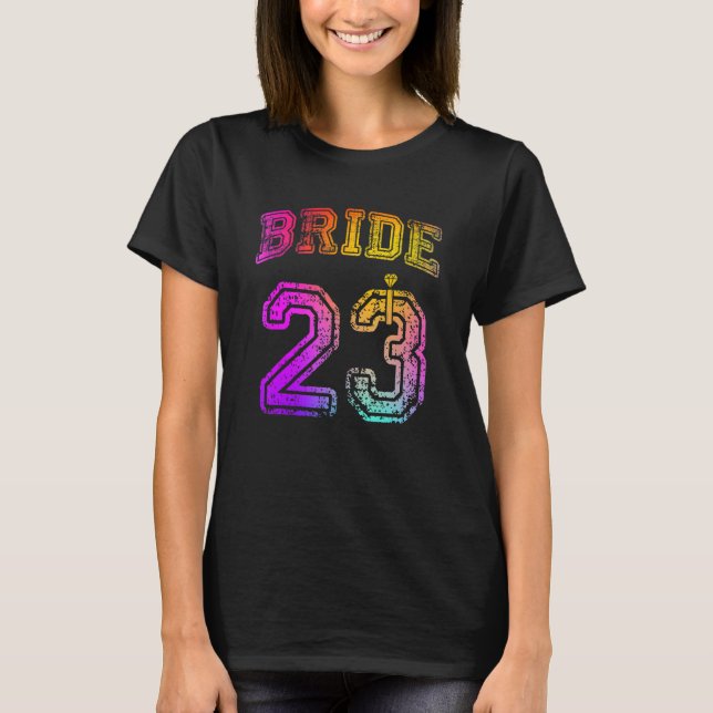 Bride Engagement Party Bride Matching 2023 Honeymo T-Shirt (Front)