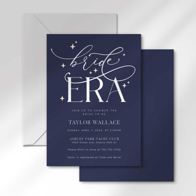 Bride Era Bridal Shower Invitation (Creator Uploaded)