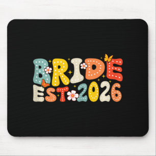 Bride Est 2026 Married Wedding Bridal Mouse Pad