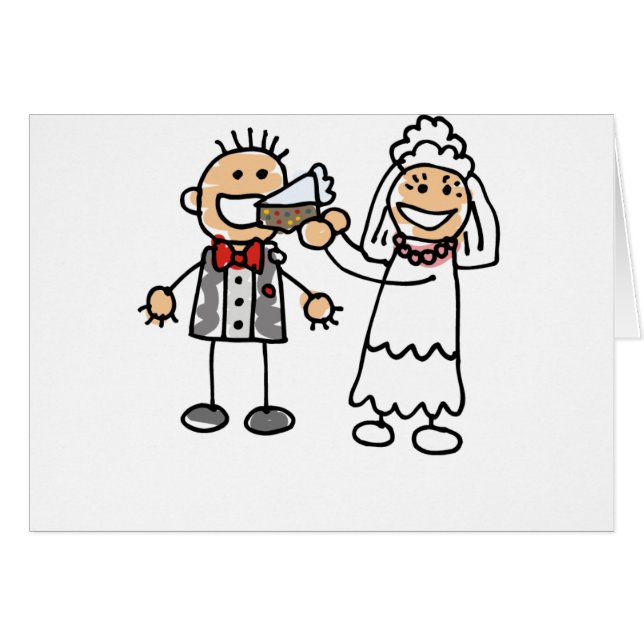 Bride Feeds Groom (Front Horizontal)