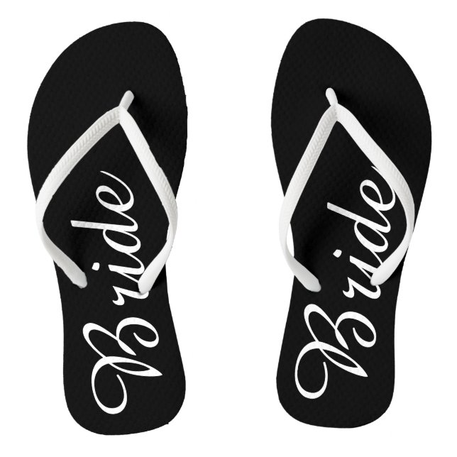 Bride Flip Flops (Footbed)