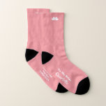 Bride Funny Wedding Day Socks<br><div class="desc">A fun gift idea for your future wife on your wedding day; personalised socks with a funny saying "To My Bride Just In case You Get COLD FEET!"</div>