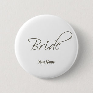 Bride Gift Bachelorette and Engagement Stag Party 6 Cm Round Badge
