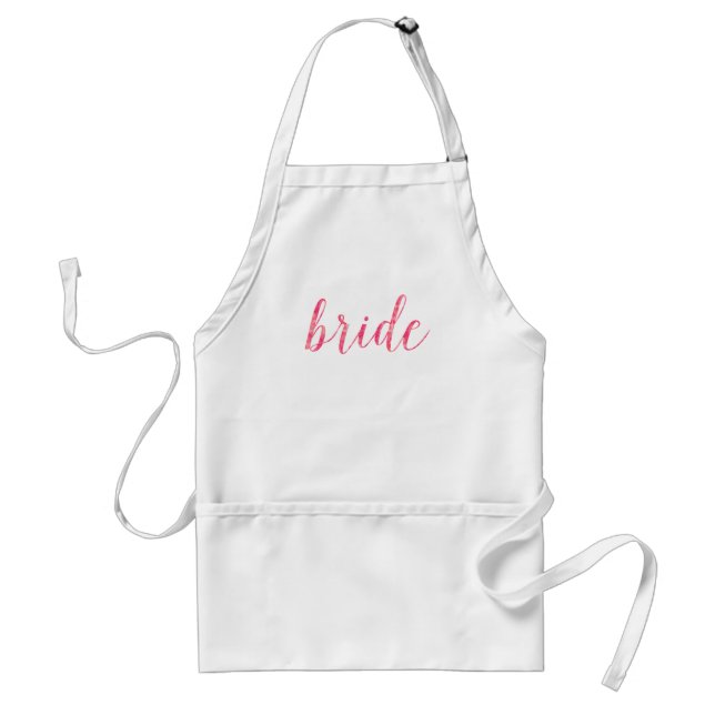 Bride Gift for Bridal Shower Bachelorette Party Standard Apron (Front)
