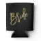 Bride Gold Glitter Script