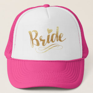 Bride Golden Trucker Hat