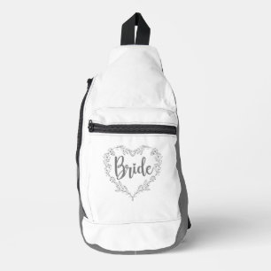 BRIDE Grey White  Sling Bag