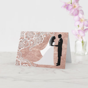 Bride & Groom Congratulations Card