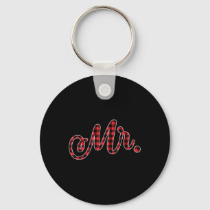 Bride Groom Mr Mrs Christmas Wedding Matching Coup Key Ring