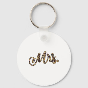 Bride Groom Mrs Leopard Print Wedding Matching Cou Key Ring
