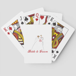 Bride & Groom Playing Cards