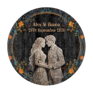 Bride & Groom Royal Classic Cutting Board