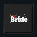 Bride Groom Santa Couples Christmas Outfits Xmas P Magnet<br><div class="desc">Bride Groom Santa Couples Christmas Outfits Xmas Pyjamas</div>