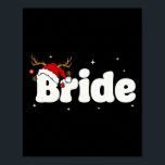 Bride Groom Santa Couples Christmas Outfits Xmas P Poster<br><div class="desc">Bride Groom Santa Couples Christmas Outfits Xmas Pyjamas</div>