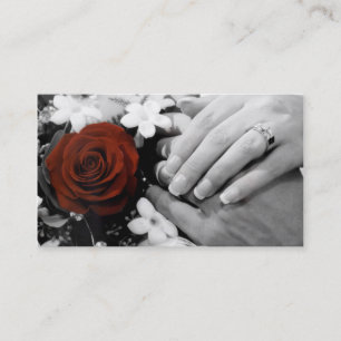 bride & groom : soft hands business card