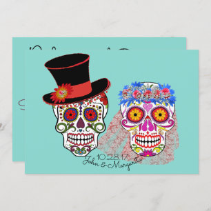 Bride & Groom Til Death Do Us Party Invitation