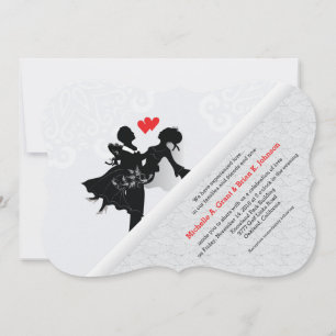 Bride & Groom Wedding Invitation