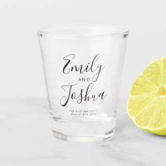 Bride & Groom Wedding Party Shot glass