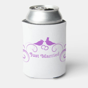 Bride Groom Wedding Personalise Destiny Destiny'S Can Cooler