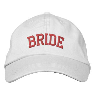 Bride Hat Plum Embroidery Bachelorette Hat